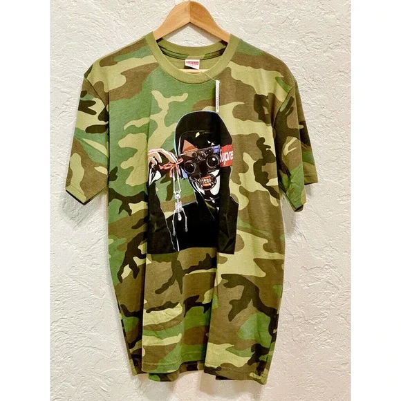 Supreme Creeper Tee Woodland Camo SS19 Size Medium BRAND NEW RARE